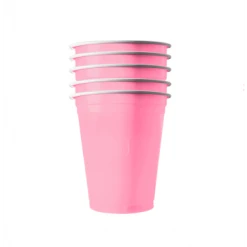 Lot De 20 Gobelets Cups Rose Pastel 53 Cl