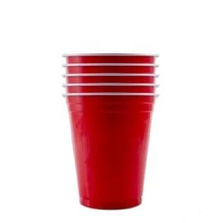 Lot De 20 Gobelets Cups Rouges 53 Cl