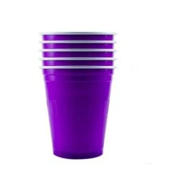 Lot De 20 Gobelets Cups Violets 53 Cl