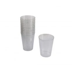 Lot De 20 Verres Pailleté Argent 20 Cl