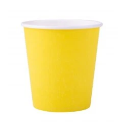 Lot De 28 Gobelets En Carton Jaune 20 Cl