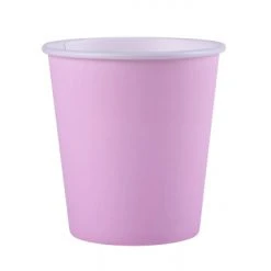 Lot De 28 Gobelets En Carton Rose Pastel 20 Cl