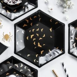 Lot De 6 Assiettes Trick Or Treat Halloween 20 Cm