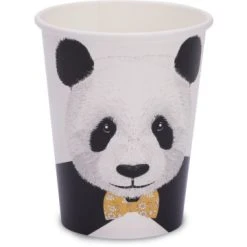 Lot De 8 Gobelets Panda Trop Mignon 25 Cl