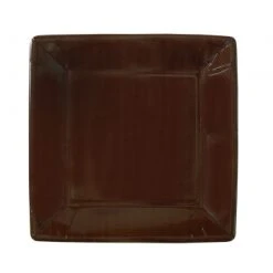 Lot De 10 Assiettes Carrée En Carton Chocolat