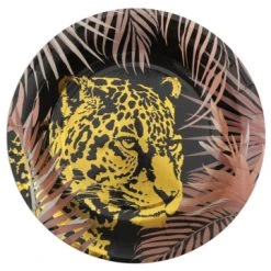 Lot De 10 Assiettes Jungle 22,5 Cm