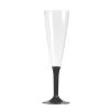 Lot De 10 Flûtes à Champagne En Plastique Réutilisable Ardoise