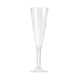 Lot De 10 Flûtes à Champagne En Plastique Réutilisable Transparent