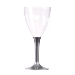 Lot De 10 Verres à Vin En Plastique Réutilisable Ardoise