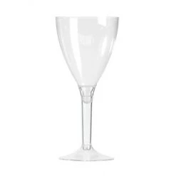 Lot De 10 Verres à Vin En Plastique Réutilisable Transparent