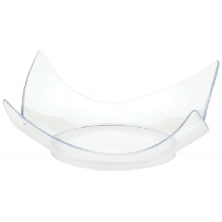 Lot De 10 Verrines Transparentes Coins Courbes Jetables D 7,6 Cm