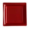 Lot De 12 Assiettes Carrées Jetables Bordeaux MM