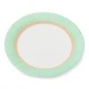 Lot De 12 Assiettes Jetables En Carton Menthe D 18 Cm
