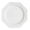 Lot De 12 Assiettes Octogonales Jetables Blanches GM