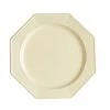 Lot De 12 Assiettes Octogonales Jetables Ivoire MM