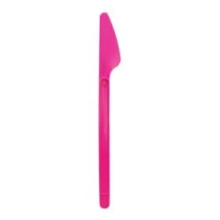 Lot De 20 Couteaux En Plastique Fuschia