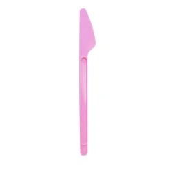 Lot De 20 Couteaux En Plastique Rose