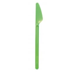 Lot De 20 Couteaux En Plastique Vert Anis