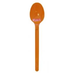 Lot De 20 Cuillère En Plastique Orange