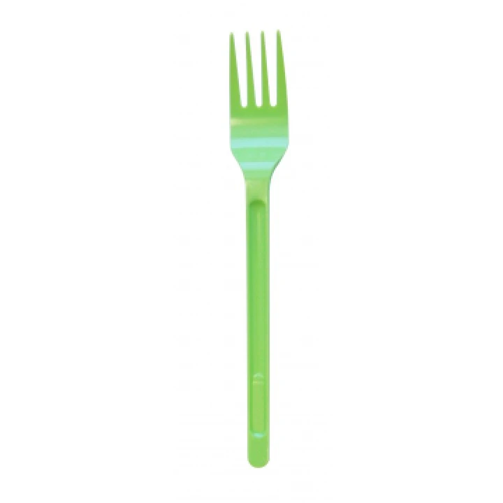 Lot De 20 Fourchettes En Plastique Vert Anis