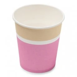 Lot De 20 Gobelets Jetables En Carton Fraise 200ml