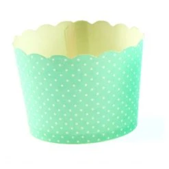 Lot De 25 Pots Vert Plumetis En Carton 5,5 X 4,5 Cm