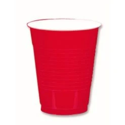 Lot De 50 Gobelets Cups Rouges 50 Cl