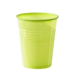 Lot De 50 Gobelets Jetables En Plastique Vert Anis 20 Cl