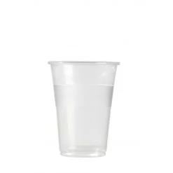 Lot De 50 Gobelets1/2 Pinte En Plastique Transparent