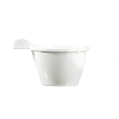 Lot De 50 Tasses à Café Avec Anse Jetables En Plastique Blanc 10 Cl