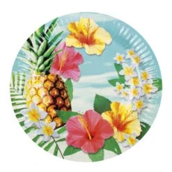 Lot De 6 Assiettes Paradise 23 Cm