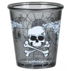 Lot De 6 Verres à Shot Jetables Halloween Modèles Assortis 59 Ml