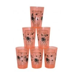 Lot De 6 Verres Halloween 11 Cm