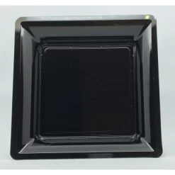 Lot De 8 Assiettes Réutilisables Carrées Ardoise 30,5 Cm