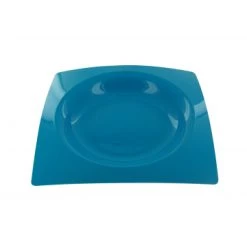 Lot De 8 Assiettes Jetablesdesign En Plastique Turquoise 20 Cm