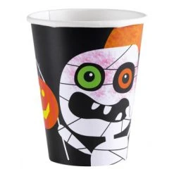 Lot De 8 Gobelets Jetables Tick Or Treat Halloween 266 M/L