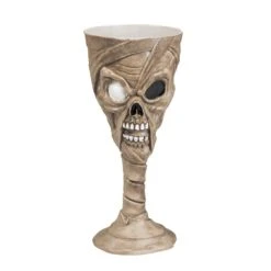 Verre Calice Momie Halloween 18 Cm 25 Cl